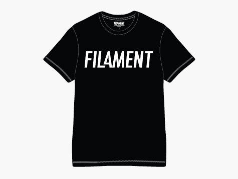 Filament Logo Tee - Black/White