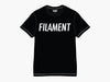 Filament Logo Tee - Heather Grey / Yellow