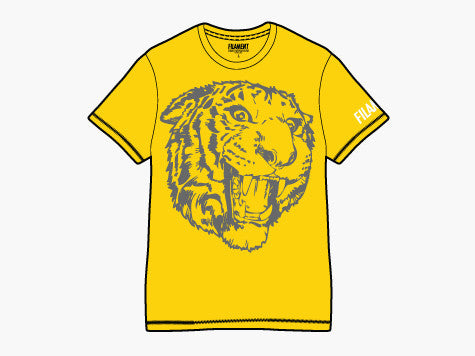 Tiger Tee - Yellow/Pewter