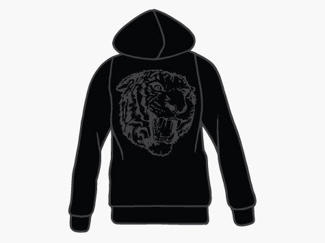 Tiger Zip Hoodie - Black