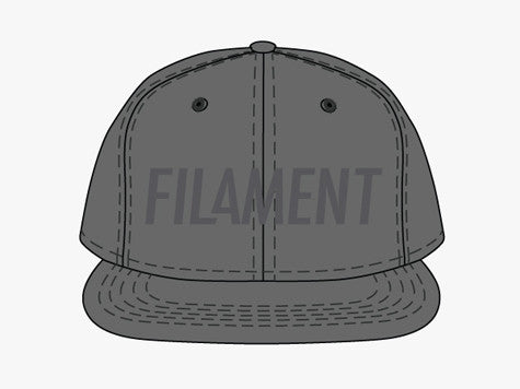 Filament Tonal 6 Panel Hat - Grey