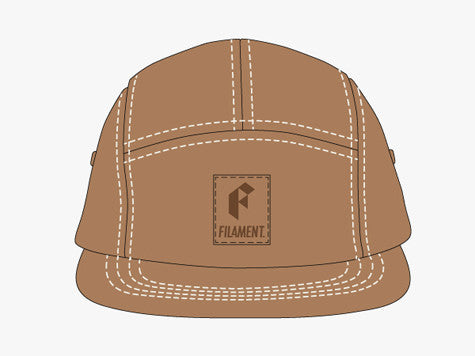 Patch 5 Panel Hat - Khaki